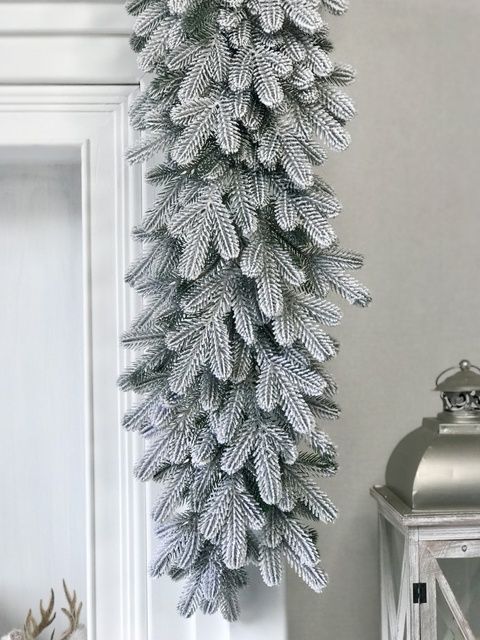 Гірлянда хвойна Traditional лита 2 м засніжена 2153N/200/GS фото