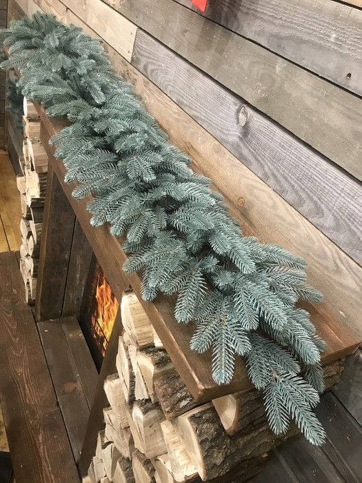 Гірлянда хвойна Traditional лита 1,2 м блакитна 2153N/120/B фото